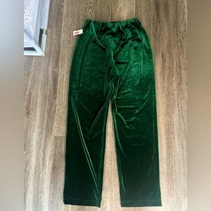 Like New Bechamel Green Velvet Pants